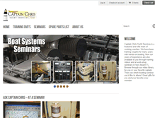 Tablet Screenshot of captainchrisshipstore.com